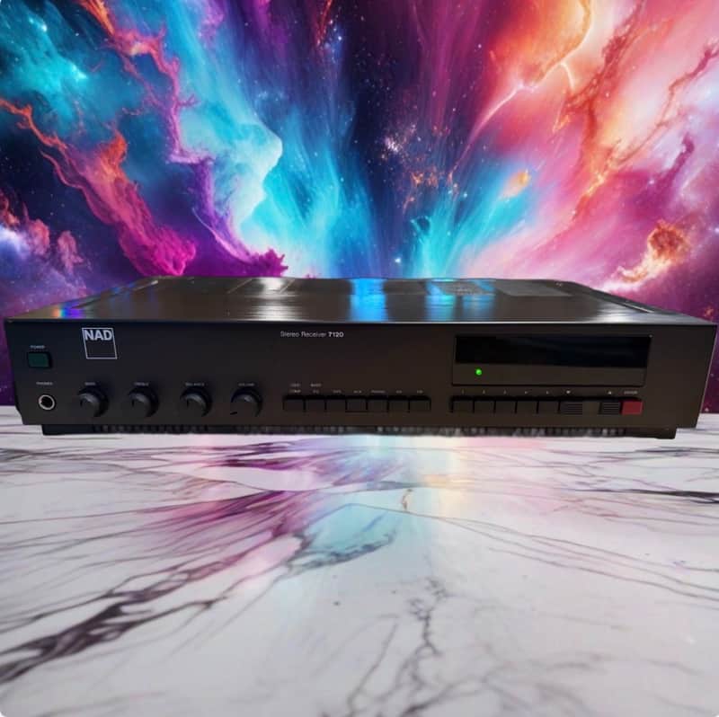 Vintage NAD Model 7120 Stereo Receiver Serviced Works Great Very Rare Reliable🎶 image 1