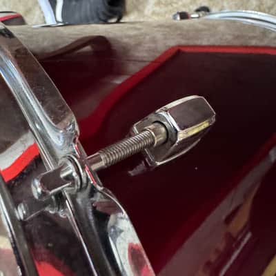 Pearl Forum Series Floor Tom Red Burgundy 16" W/ legs image 10