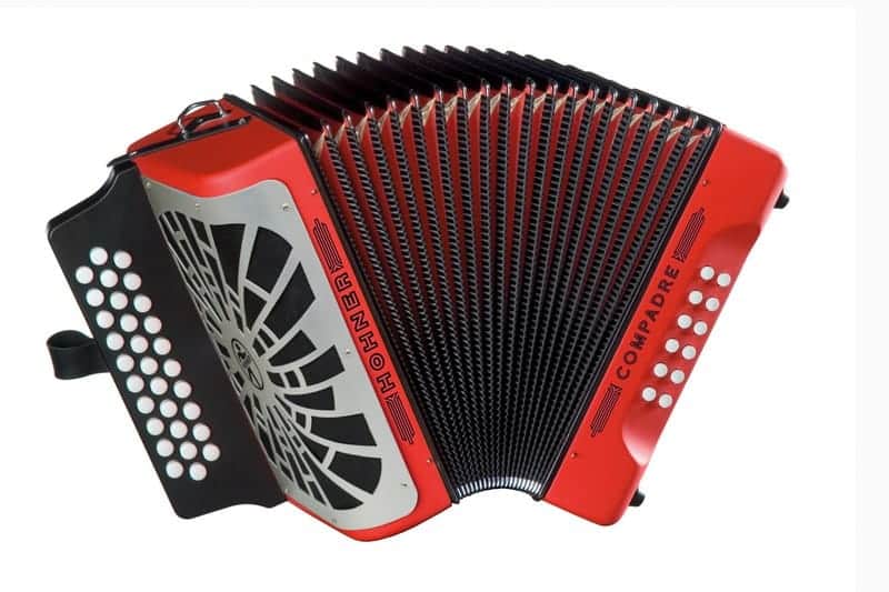 HOHNER COMPADRE FBBEB RED SILVER GRILL image 1