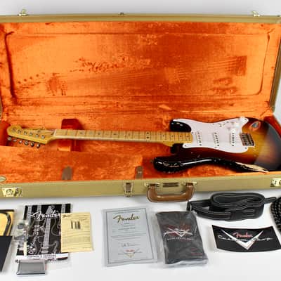 Fender Custom Shop Todd Krause Masterbuilt '54 Stratocaster Relic - Sunburst 2014 w/OHSC image 12