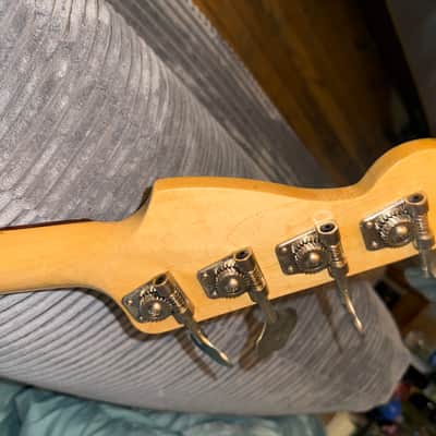 Squier Bullet Bass 1987 - Black - MIK Made in Korea P-Style Vintage Bass - First Year Squier by Fender image 23