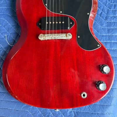 Gibson Custom Shop '63 SG Junior Reissue Lightning Bar 2020 - Present - Cherry Red image 14