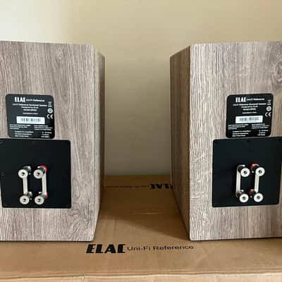 Elac Uni-Fi Reference UBR62 Bookshelf Speakers (Pair) - White Oak image 5
