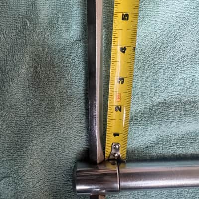 Fibes Vintage Double Tom Drum Mount 1/2” Hex 16” x 6” 70s - Chrome image 12