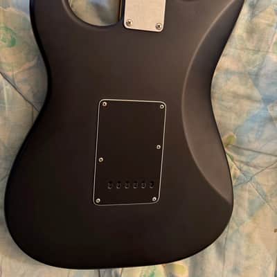 2002 FENDER Stratocaster Deluxe HSS guitar MIM - GUN METAL BLACK image 7