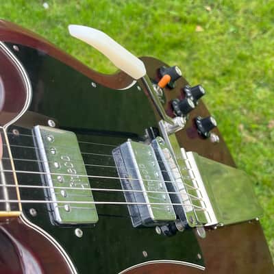 RARE 1974 Greco SG-600 (Angus Young AC/DC Inspired) … Maxon U-1000 PAF REPLICA + Batwing Pickguard + Vibrola ... Made in Japan Lawsuit Era + GIGBAG image 25
