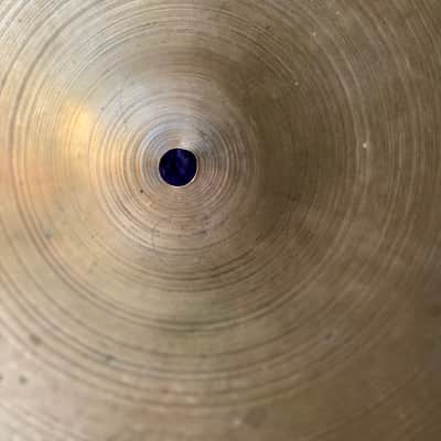 VINTAGE 1970's Paiste 18" 2002 Black Label Crash 1700G image 4