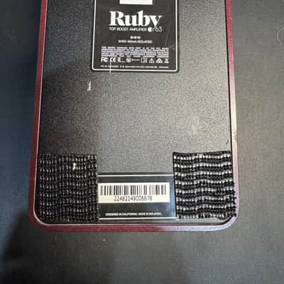 Universal Audio Ruby ’63 Top Boost Amplifier 2022 - Present - Ruby / Silver image 4
