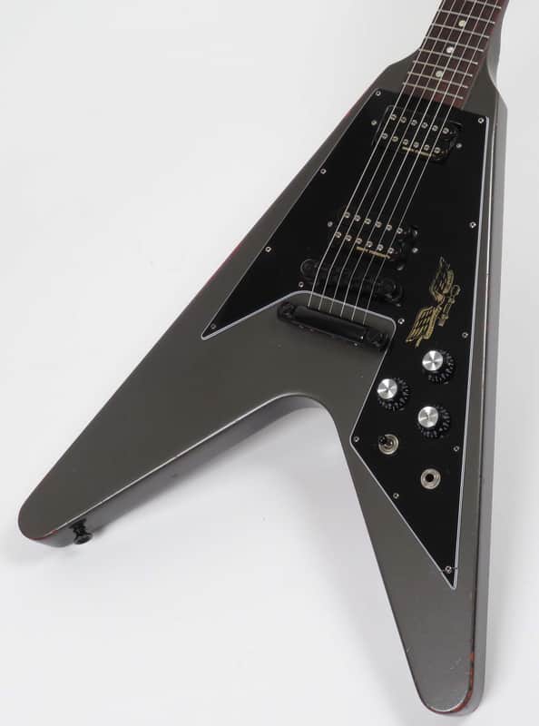 Gibson Government Series Flying V Gunmetal Grey image 2