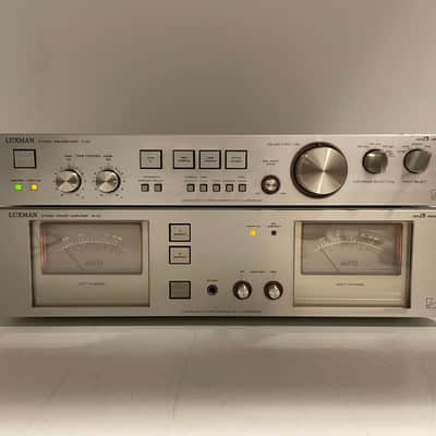 Luxman - C-02/M-02 - Power/Pre-Amplifier Set - Serviced (Repaired) image 2