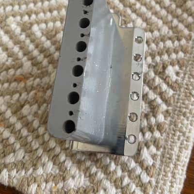 Unknown Strat-Style Bridge Saddles & Tremolo Block image 2