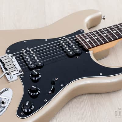 2006 Fender American Stratocaster HH Double Fat Shoreline Gold w/ S1 & Case, Big Apple image 6