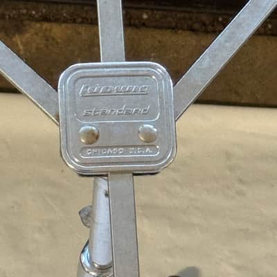 Ludwig Standard Snare Drum Stand Flat Base Vintage 70's image 4