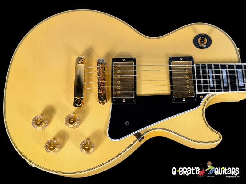 2025 Les Paul Custom Custom Shop Murphy Lab Ultra Light Aged ~ Aged Aspen White image 1
