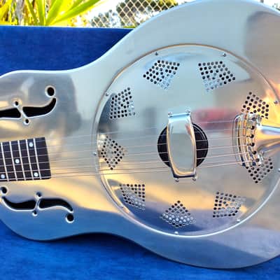 National Reso-Phonic NRP Steel 12 Fret Single Cone 2023 Rubbed Nickel image 1