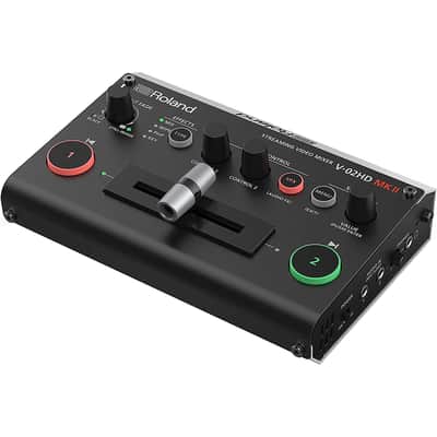 Roland V-02HD MK II Multi-Format Audio/Video Mixer for Professional Streaming with Two HDMI Cameras, 10-Channel Audio Mixing, and Video Effects (V-02HD MK II) image 3