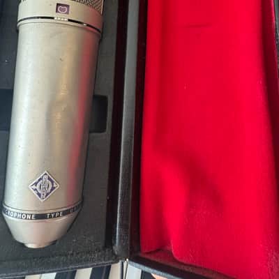 Neumann U 87 Large Diaphragm Multipattern Condenser Microphone 1977 - Nickel image 1