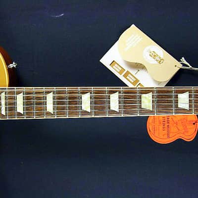 Gibson Custom 1954 Les Paul Standard Historic '54 Reissue Goldtop VOS Antique Gold image 8