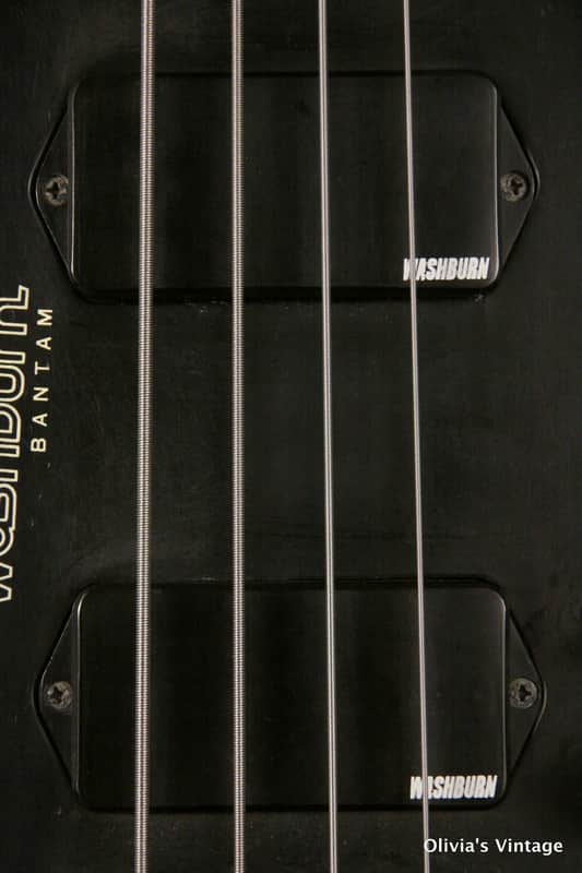 Washburn B-62 Bantam Double Neck Bass Fretted + Fretess | Reverb