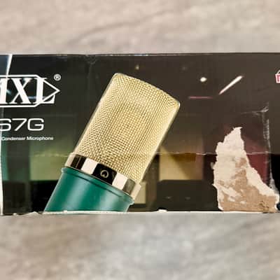 MXL V67G Large Capsule Condenser Mic 2010s - Green/Gold image 4
