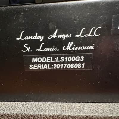 2017 Landry LS100G3 100 Watt 3 Channel Handwired High Gain EL34 Guitar Amplifier Head! image 7