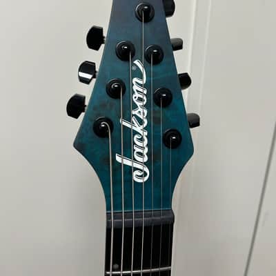 Jackson Pro Plus Series DK Modern MDK7P HT 7 String Electric Guitar- Chlorine Burst image 3