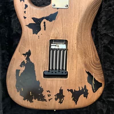 Custom John Mayer BLK1 Fender 60s neck jazzy cat pickups Luthier made 2020 Black image 6