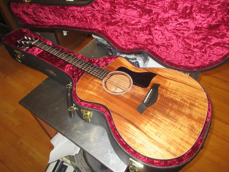 Taylor 224ce-K DLX Koa Grand Auditorium with ES2 Electronics, Cutaway 2017 - 2018 - Shaded Edgeburst image 1