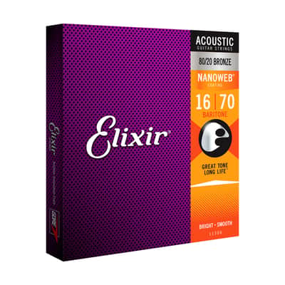 11306 Nanoweb 16/70 Baritone Elixir image 1
