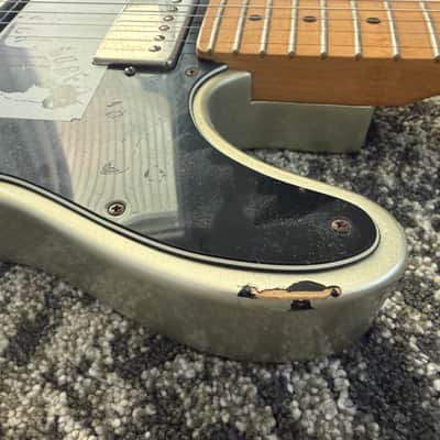Fender Blacktop Telecaster 2011 MIM HH Inca Silver Maple Fretboard Guitar image 5