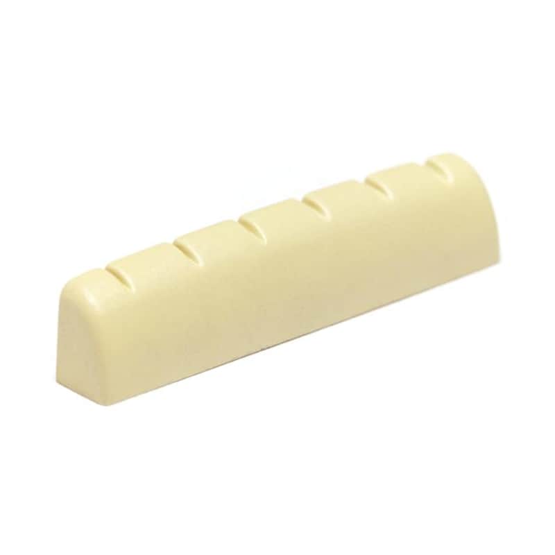 Graph Tech PQL-6060-AG Aged Tusq XL Epiphone Slotted Nut White image 1