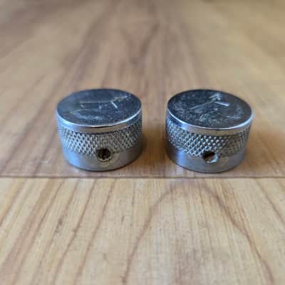 Set of Vintage 1960's Gretsch Chrome Guitar/Bass Control Knobs! image 3