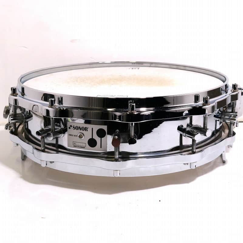 Sonor D-420 Phonic 14x4" 10-Lug Ferro-Manganese Steel Piccolo Snare Drum 1982 - 1994 image 1