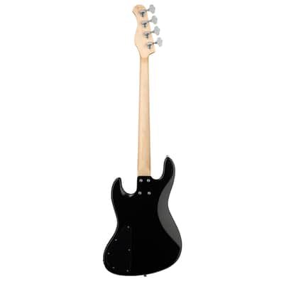 Sadowsky MetroExpress 21-Fret Vintage J/J 4-String Bass, Maple, Solid Black image 5