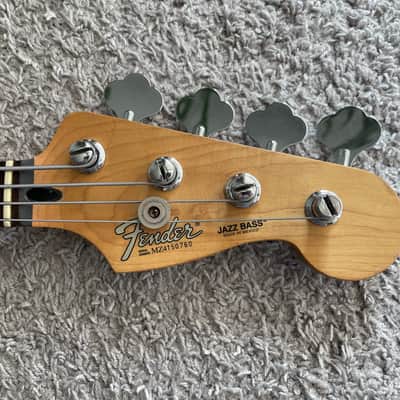 Fender FSR Jazz Bass 2004 MIM Special Edition Deluxe Natural Ash 4-String Guitar image 7
