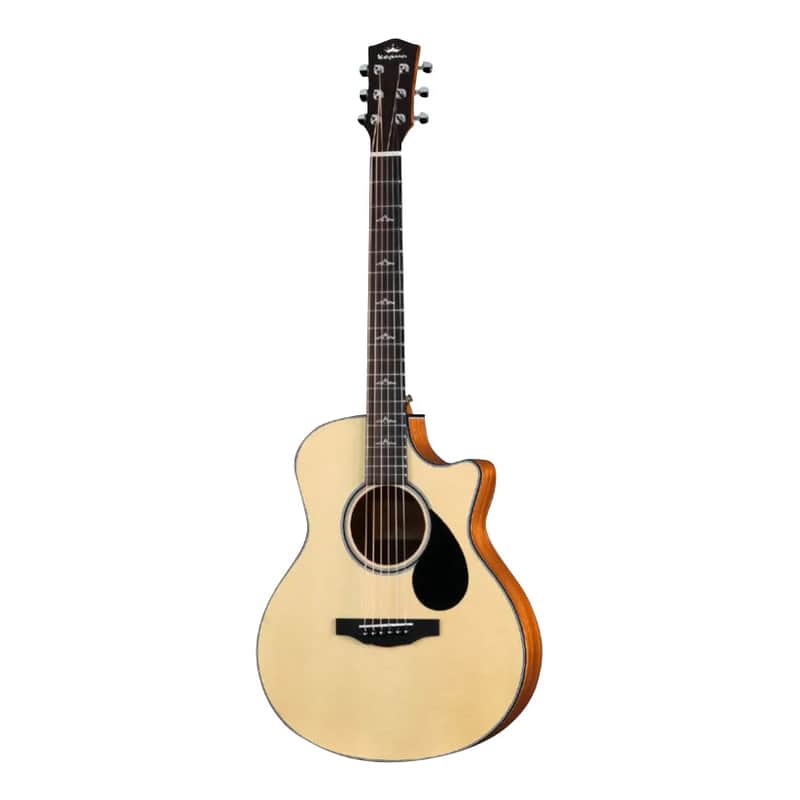 Kepma FC Mini SM Elite Series 36 inch Solid Top Travel Acoustic Guitar - Natural ( FC-MINI-NAT ) image 1