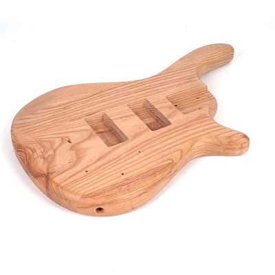 Ash Bass Body - Warwick Style Replacement Body with HH Pickup Routes image 4