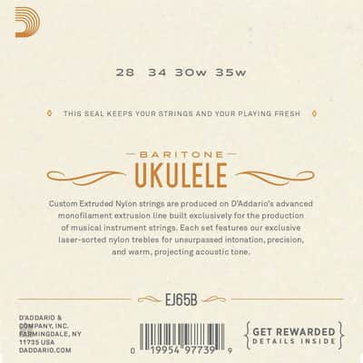D'addario EJ65B Baritone Ukulele String image 2