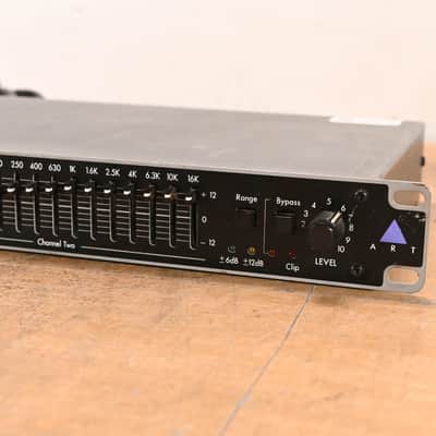 ART 341 Dual-Channel 15-Band 2/3 Octave Graphic Equalizer CG01GW2 image 2