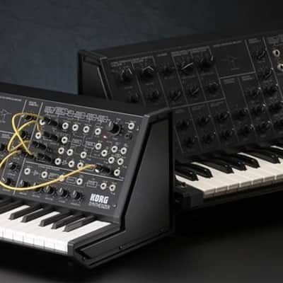 Korg MS-20 Mini Analog Monophonic Synthesizer Keyboard, 37-Key, Black image 3