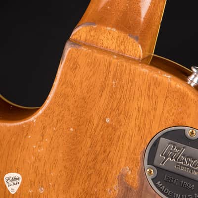 2021 - Gibson Custom Shop Made 2 Measure Murphy Lab '59 Les Paul Standard Murphy Painted Ultra Heavy Aged Orange Lemon Fade image 11