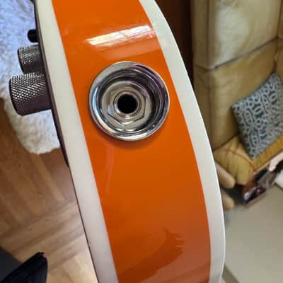 Fender Limited Edition Parallel Universe Series Deluxe Thinline Super Telecaster 2018 - Orange image 5