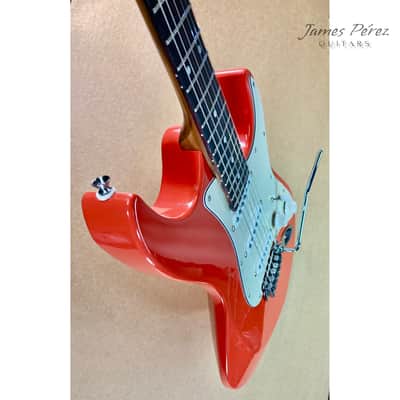 ALL NEW! - LS - Handmade in U.S.A. by Me @ James Perez Guitars 2026 - Fiesta Red image 9
