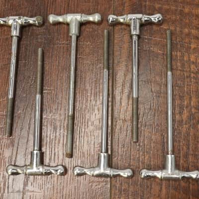 Pearl 5" Bass Drum T Rods 6pk Vintage 1970's MIJ image 5