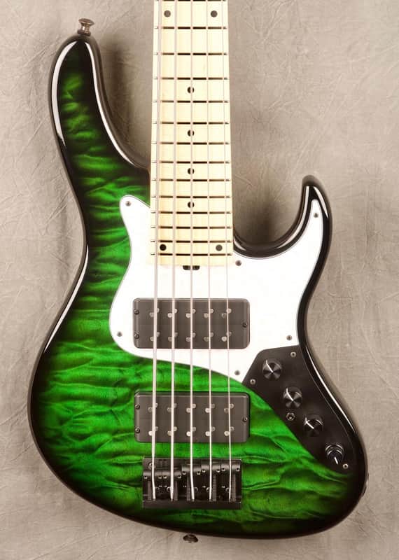 Sadowsky Vintage 24 Fret 5 string  2019 Greenburst [NYC Custom Shop] image 1