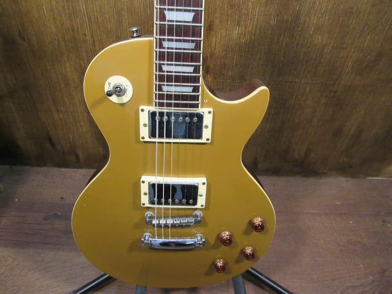 Epiphone Les Paul Gold Top Electric Guitar With Gig Bag image 1
