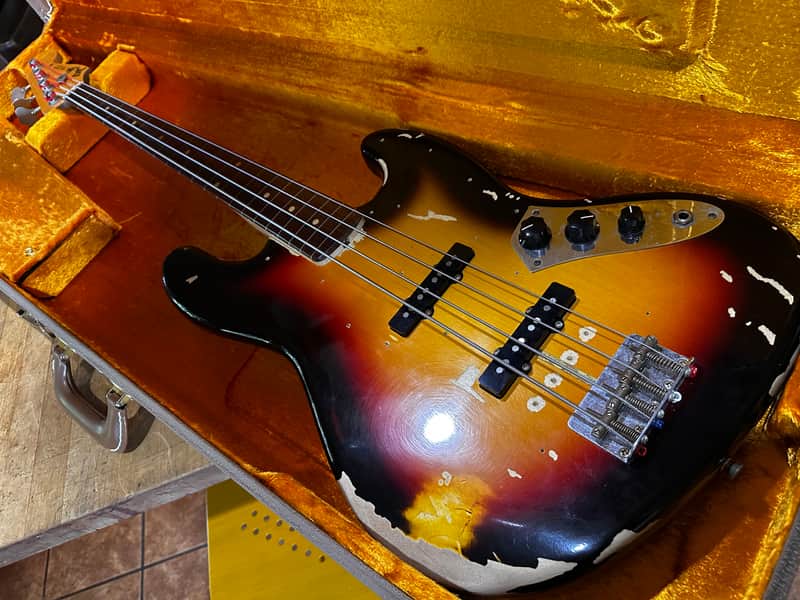 Fender Custom Shop Jaco Pastorius Tribute Jazz Bass Relic - Awesome! image 1