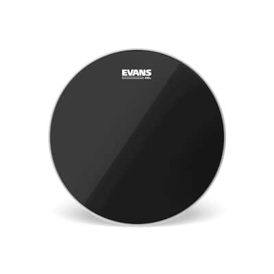 Evans Black Chrome 8" Drum Head imagen 1