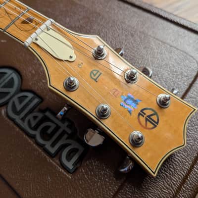 Electra 2258 Tree Of Life Set Neck Electric Guitar ?Prototype? 1970s Natural W/OHSC image 10