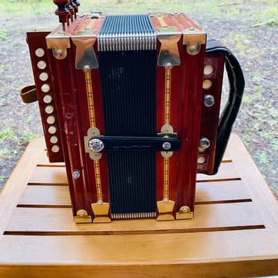 Bon Temps Cajun Accordion - Key of C - Built by Antoine Falcon - Rare image 5